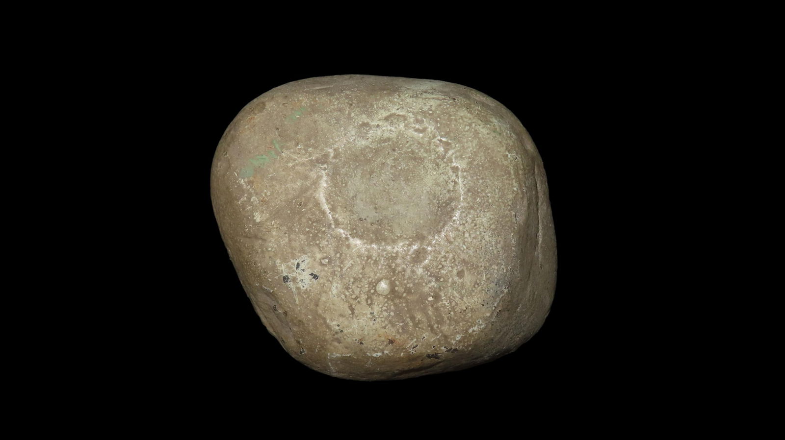 Stone Bowl Top Abraiding Stone Bottom 4.3/4" Long Lee County Iowa (1 of 6)