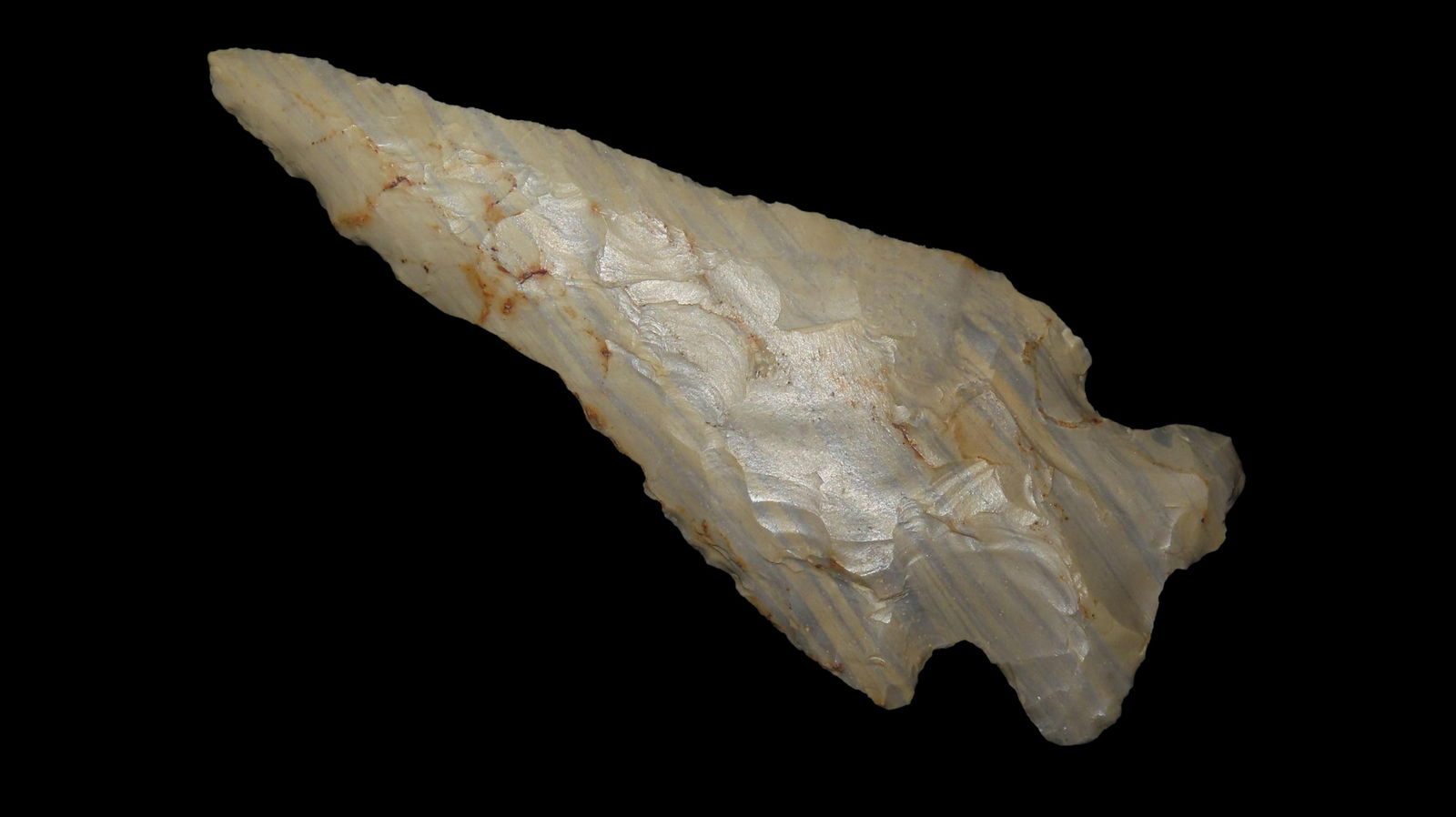 3.1/2" Beveled Hardin Wonderful Strippped Material Arkansas EX: Hartline Coll. (1 of 6)