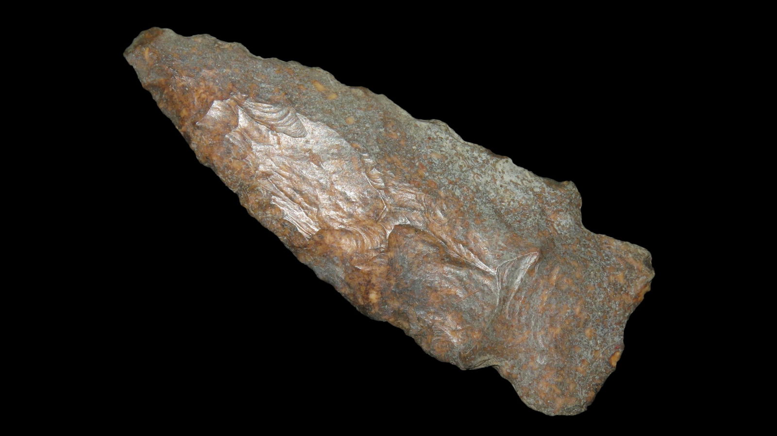 3.1/4" Scottsbluff or Hardin Nice Creek/River Patina Howard Co., Mo (1 of 6)