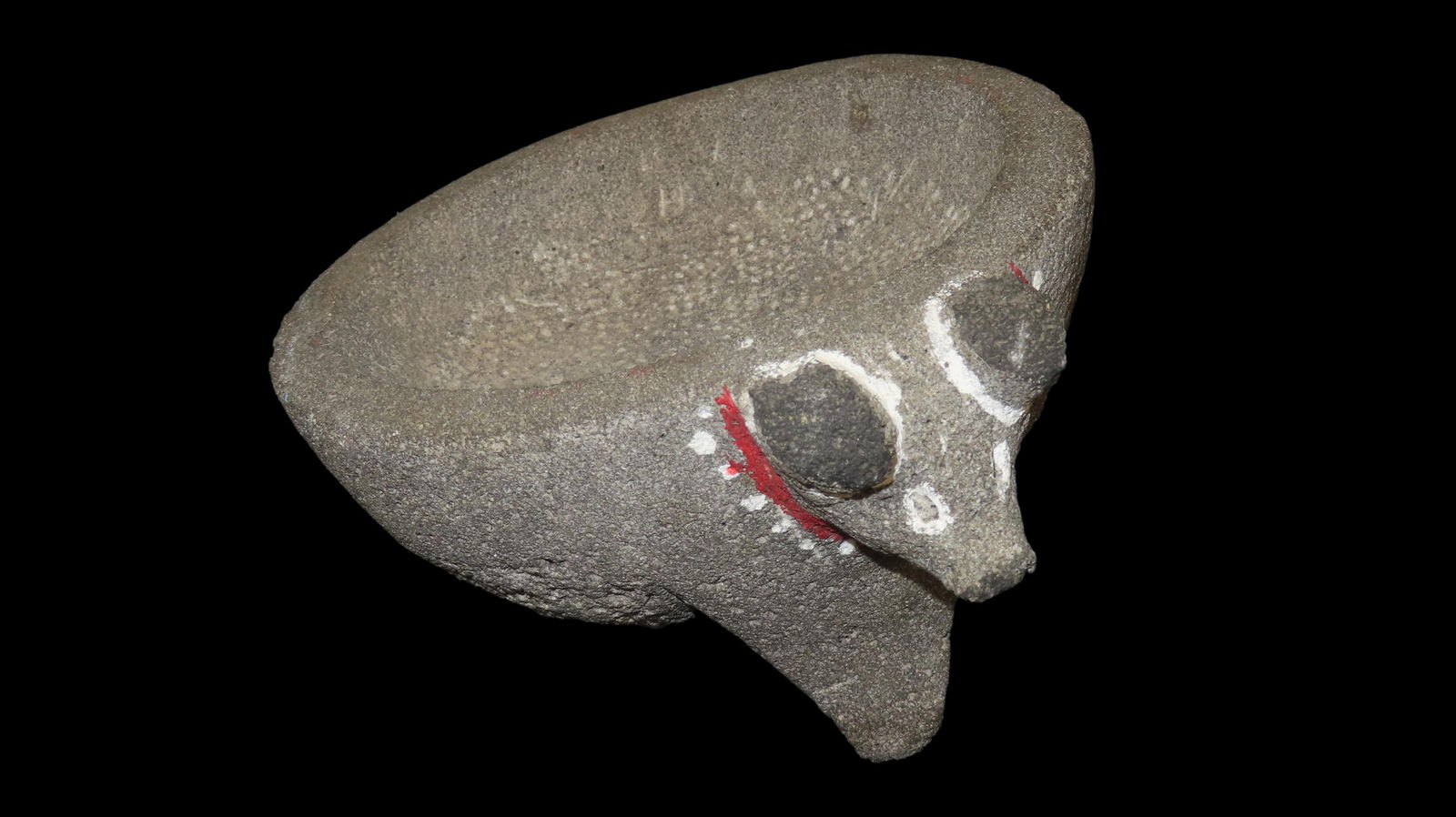 Effigy Mortor Stone Bowl: Effigy Mortor Stone Bowl