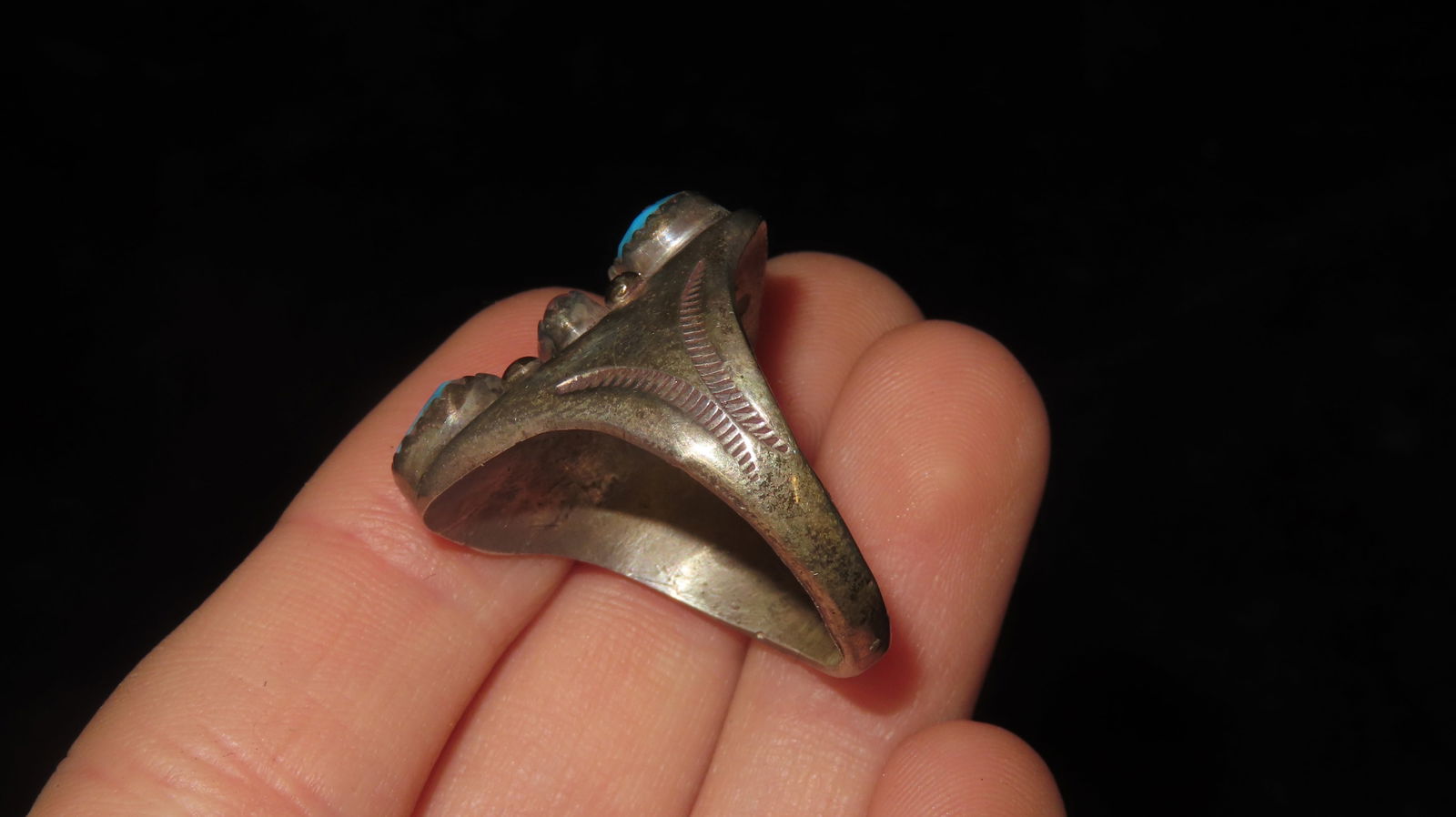 Vintage Native, American Ring - 3