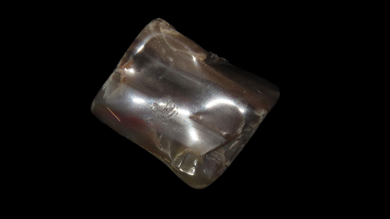 Wonderful Polished Carnelian Agate Petrified Wood Specimen, 78 Grams: Wonderful Polished Carnelian Agate Petrified Wood Specimen, 78 Grams