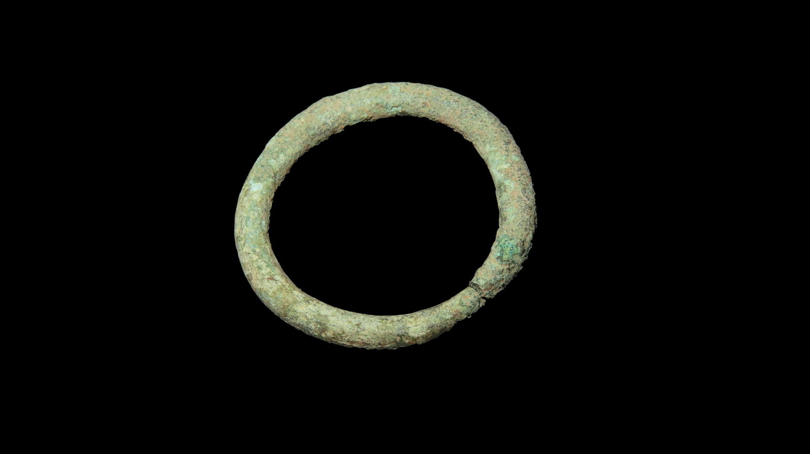 Rare African Bronze Yoruba 'Manilla' Currency Ring, Nigeria, 17th-19th Century (1 of 5)