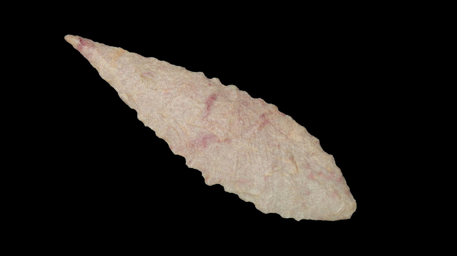 Huge Neolithic Sarrated Arrowhead, 2 3/8" Long, North Africa (1 of 6)