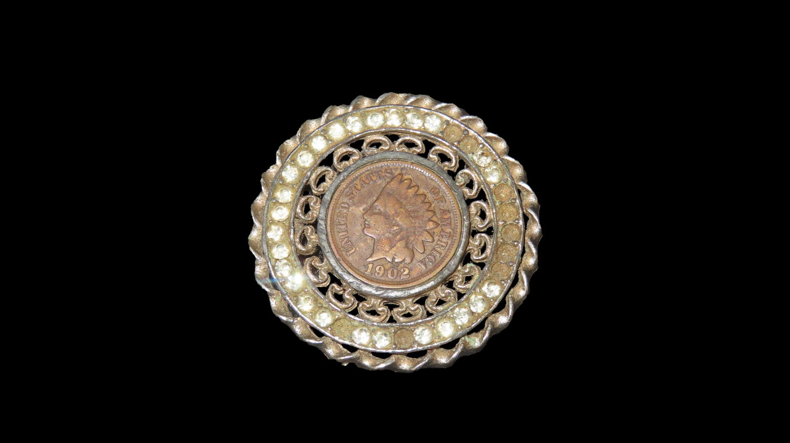 1902 Indian Head Penny Medallion: 1902 Indian Head Penny Medallion