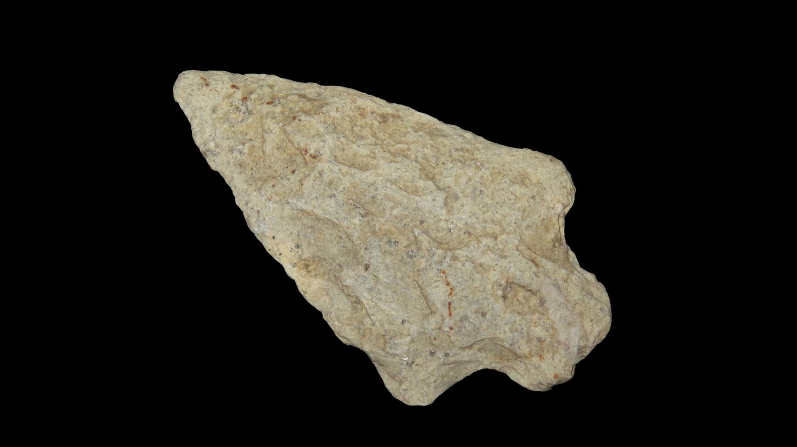 2 3/4" Stemmed Point, Chunky Quartzite, South Carolina (1 of 6)