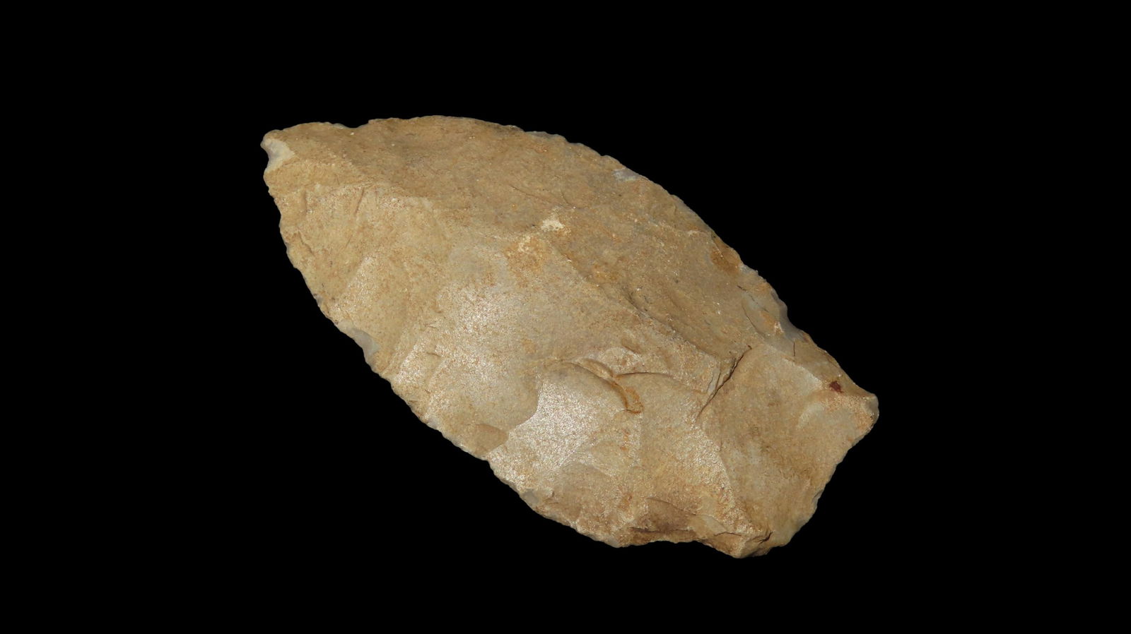 2 5/8" Paleo Fluted Point, Barron County, Kentucky, Ex. Rocky Hall: 2 5/8" Paleo Fluted Point, Barron County, Kentucky, Ex. Rocky Hall