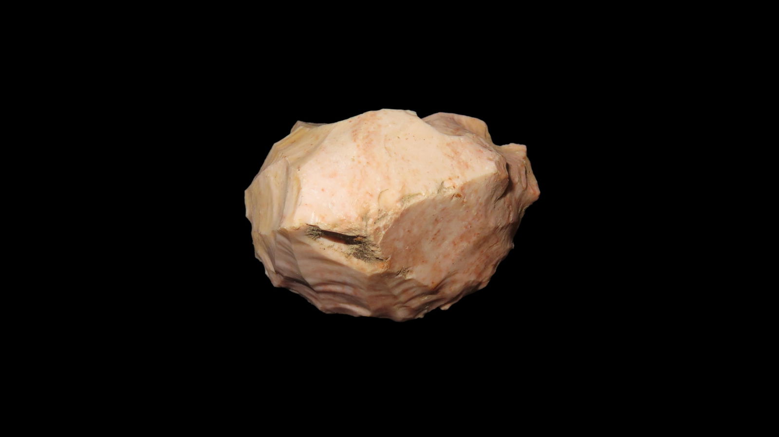 1" Tall Hopewell Cone, Heated Burlington, Morgan County, Illinois: 1" Tall Hopewell Cone, Heated Burlington, Morgan County, Illinois