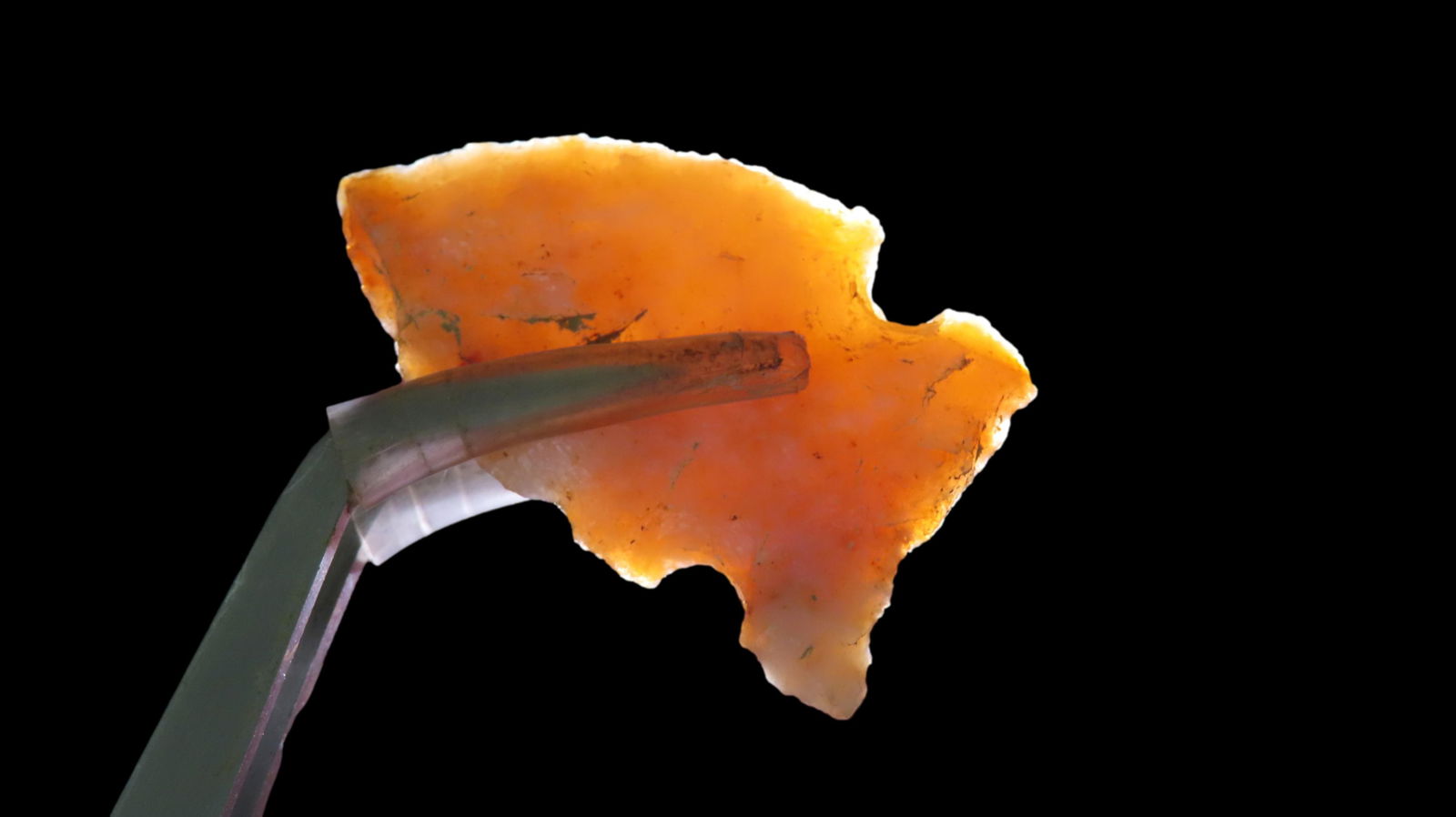 1 5/8" Robbinson, Nicely Translucent, Found by Gary Nelson, Van Buren County, Iowa: 1 5/8" Robbinson, Nicely Translucent, Found by Gary Nelson, Van Buren County, Iowa