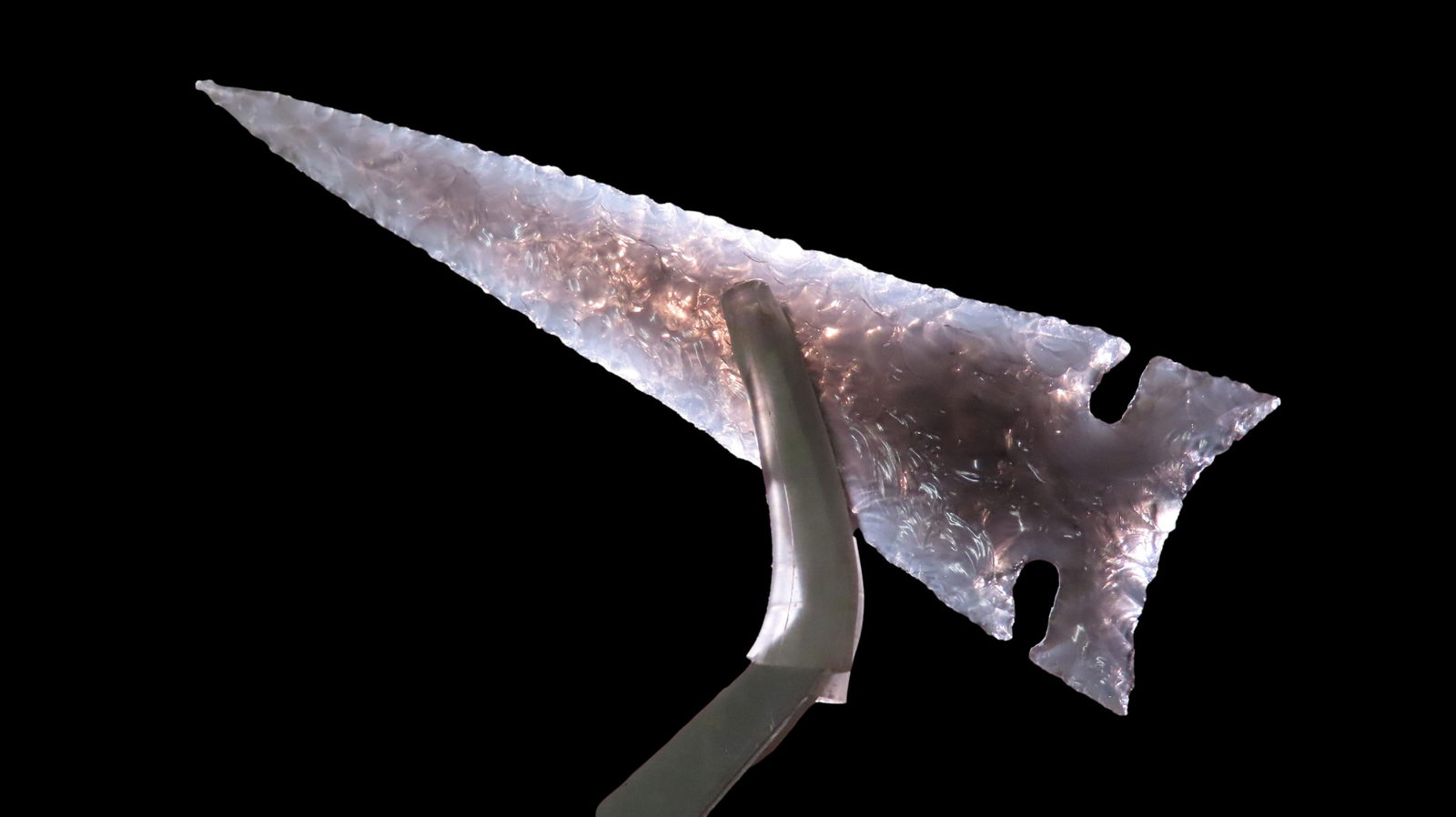 2 3/4" x 3/4" CAST of Novaculite Cahokia Point: 2 3/4" x 3/4" CAST of Novaculite Cahokia Point