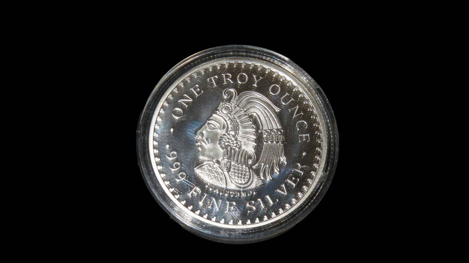 1 ounce Mayan Calendar Coin, Silver.: 1 ounce Mayan Calendar Coin, Silver.