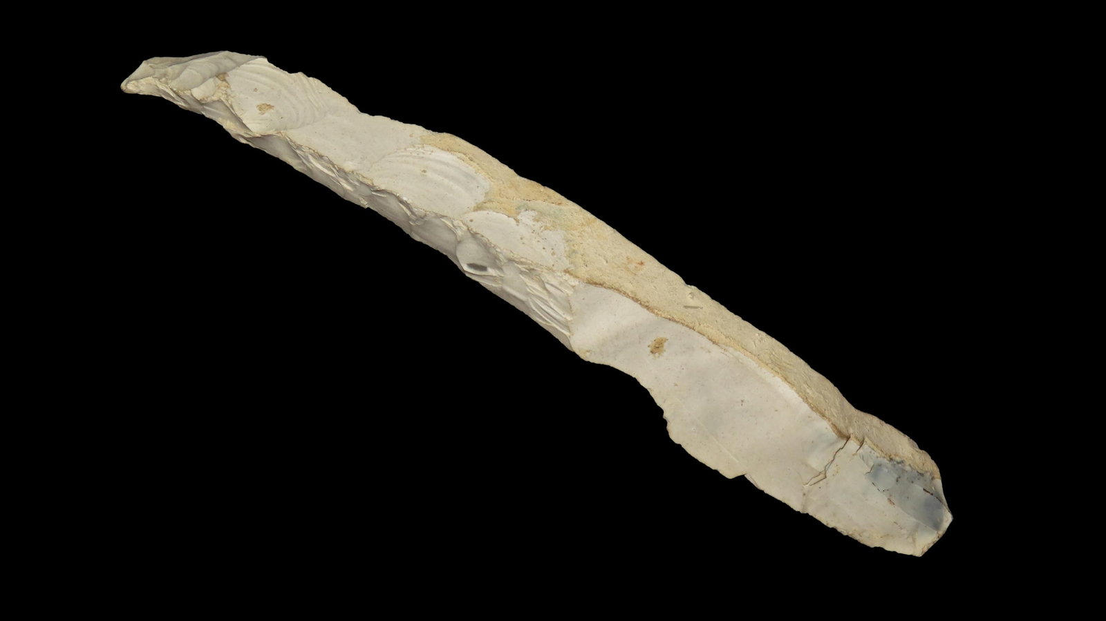 7 5/8" Prehistoric flint lane (Prehistoire-Lame-Silex): 7 5/8" Prehistoric flint lane (Prehistoire-Lame-Silex)