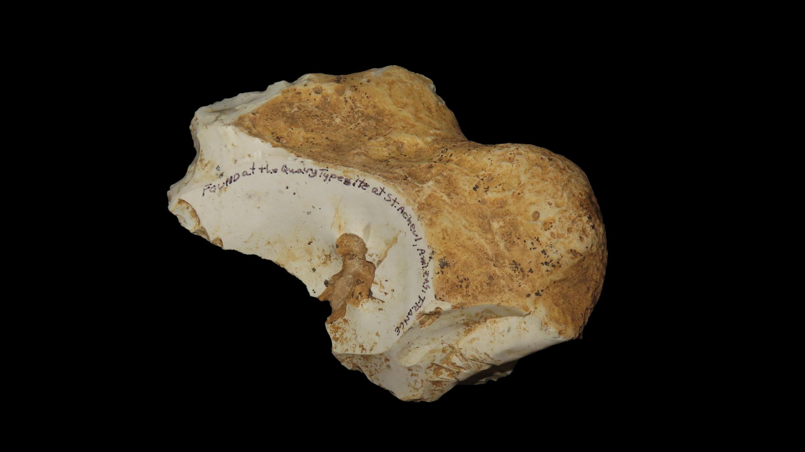 4 5/8" Acheulean Stone Tool, Found at the Quary Type Site at St. Acheul, Amiens, France (1 of 6)