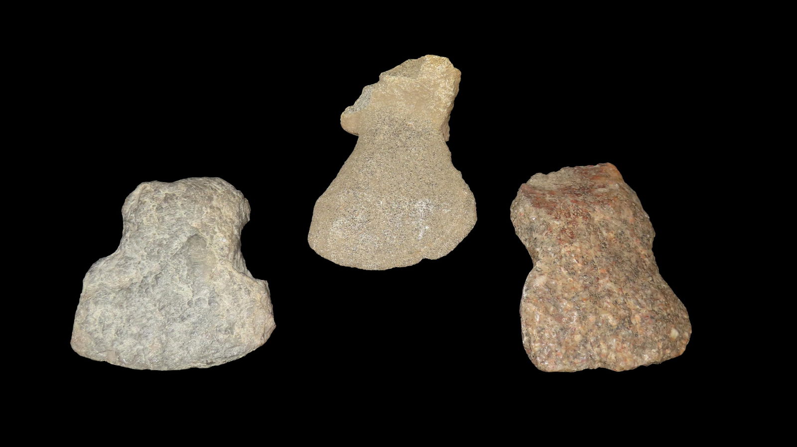 Lot of 3 Worked Artifacts, Iowa: Lot of 3 Worked Artifacts, Iowa