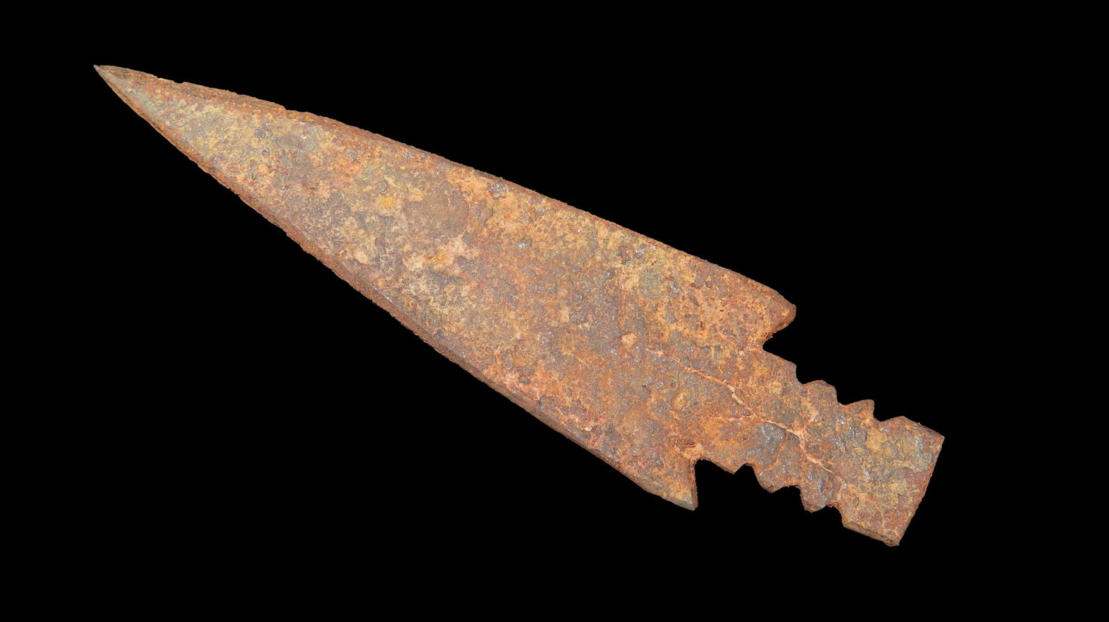 Rare 3 3/8” Iron Point made from a Barrel Hoop, 1750 to 1850 A.D. (1 of 7)