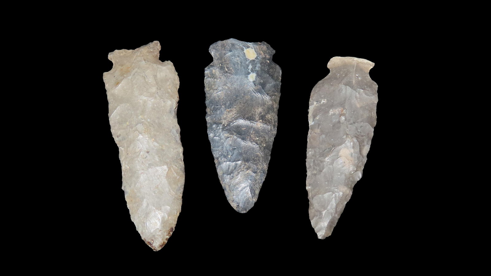 3 Archaic Points, Ohio: 3 Archaic Points, Ohio