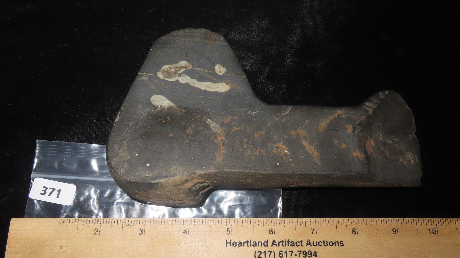 7 3/4” Slate Hand Axe, Upper Sandusky - 6