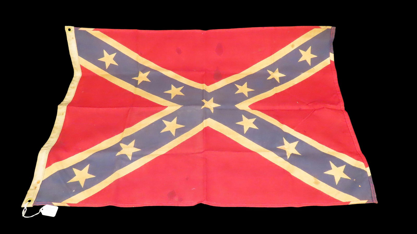 34" x 24" Confederate Flag, Indian Ridge Museum, Col. Ray Vietzen, Elyria, Ohio (1 of 7)