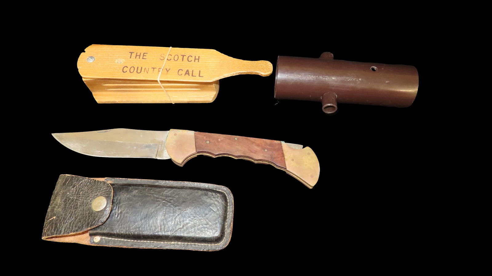 Lot of Miscellaneous Vintage & Antique Items - Knife, Fowl Call, Etc. (1 of 3)