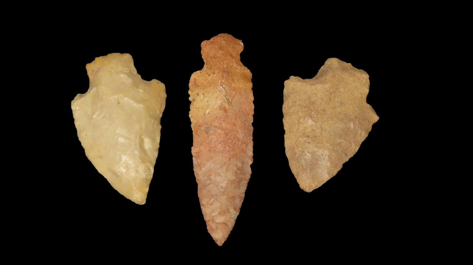 Lot of 3 Yavapai Points, South Central Texas (1 of 3)