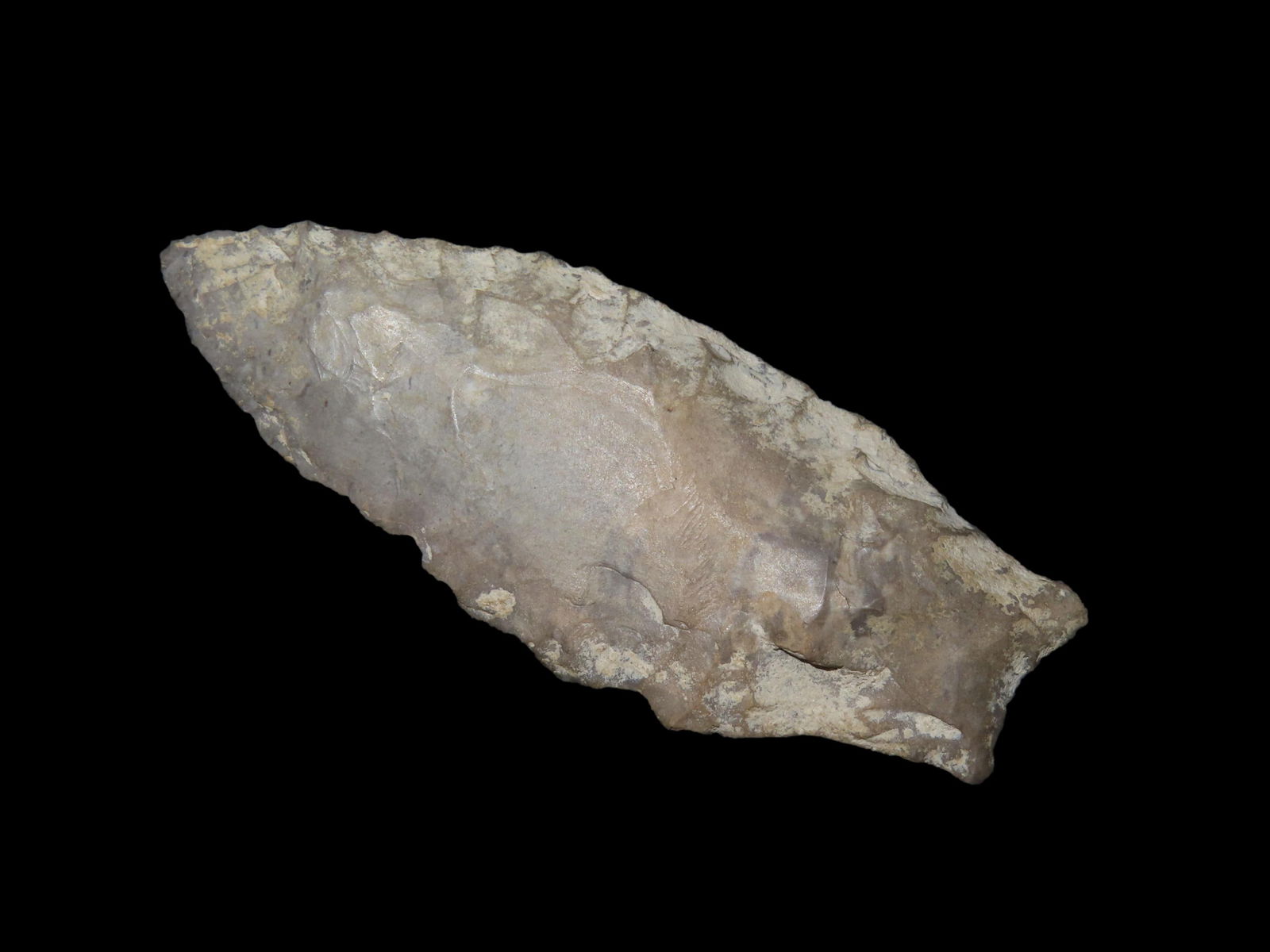 2 3/4" Early Stemmed Lancelot Point, Marshall, AK: 2 3/4" Early Stemmed Lancelot Point, Marshall, AK