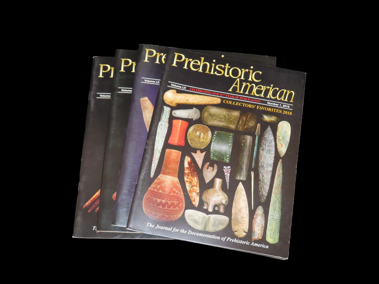 Group of 4. Prehistoric American. Volume LII. Number 1 - 4, 2018.: Group of 4. Prehistoric American. Volume LII. Number 1 - 4, 2018.