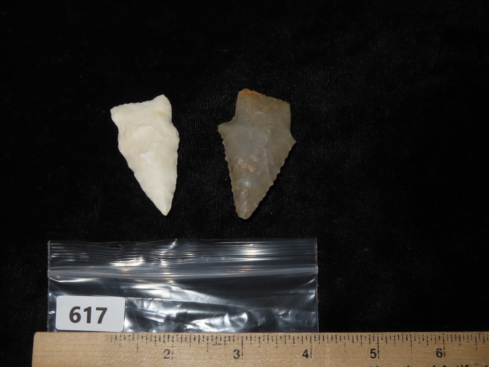 2 Well-Beveled Archaic Points - 3