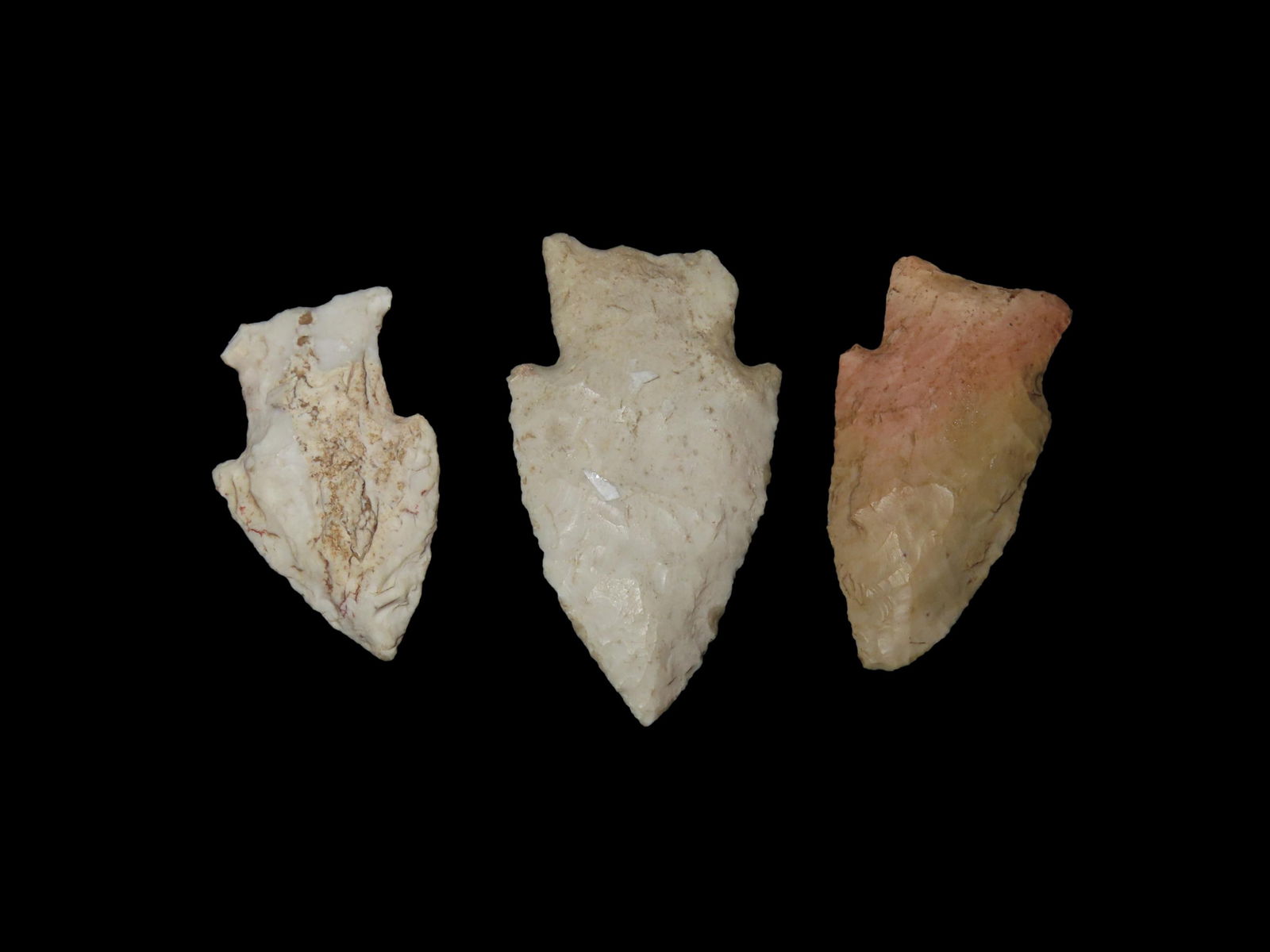 Lot of 3 Hardin Points, the largest is 2 1/2", Jersey County, Illinois (1 of 3)