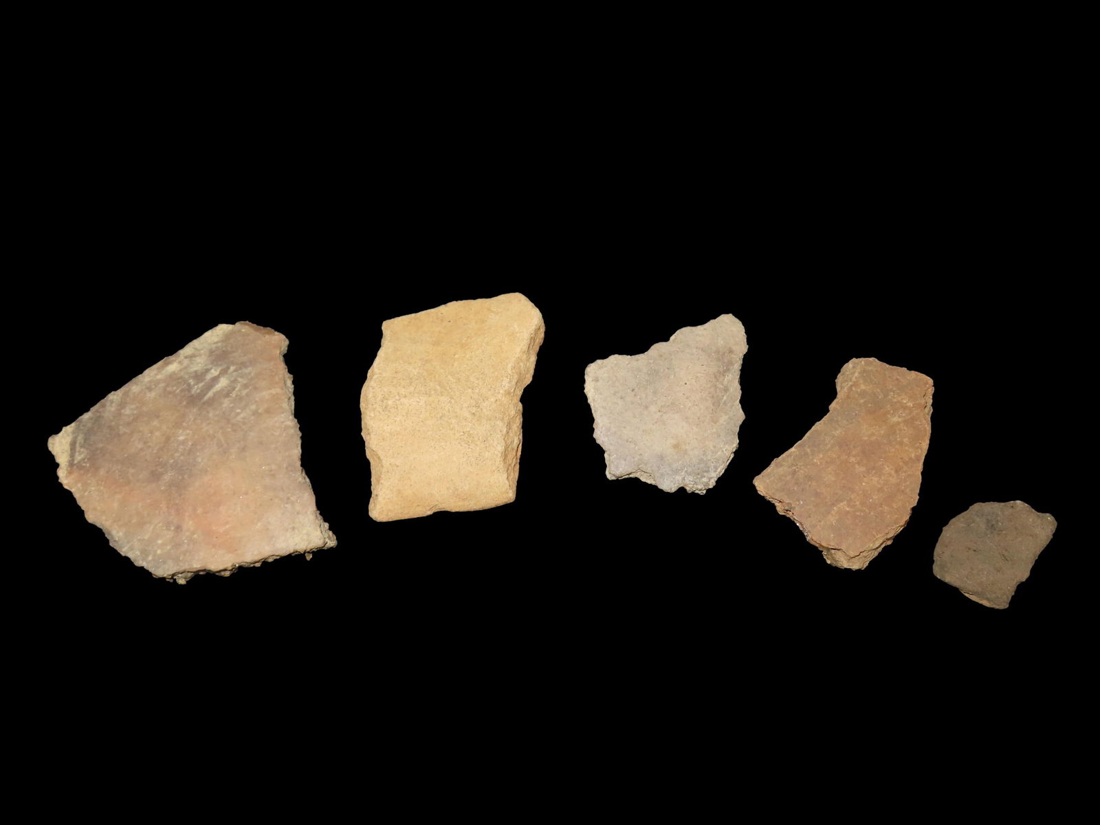 Lot of Woodland Pottery Shards (1 of 3)