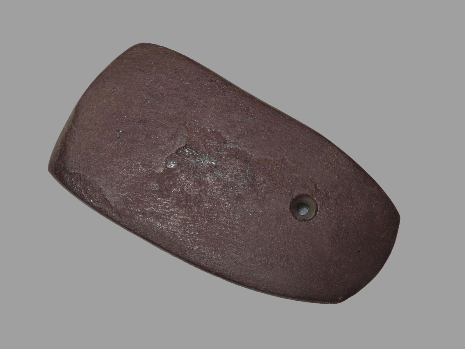 3 13/16" Colored Slate Pendant, Berrien County, Michigan, Motley COA, Ex. Bill Shaw (((potentially (1 of 8)