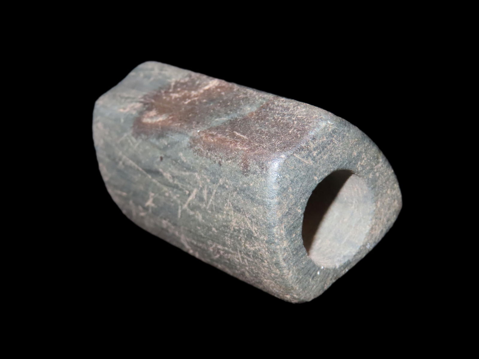 2 1/16" Fluted Bannerstone, Ohio (1 of 9)