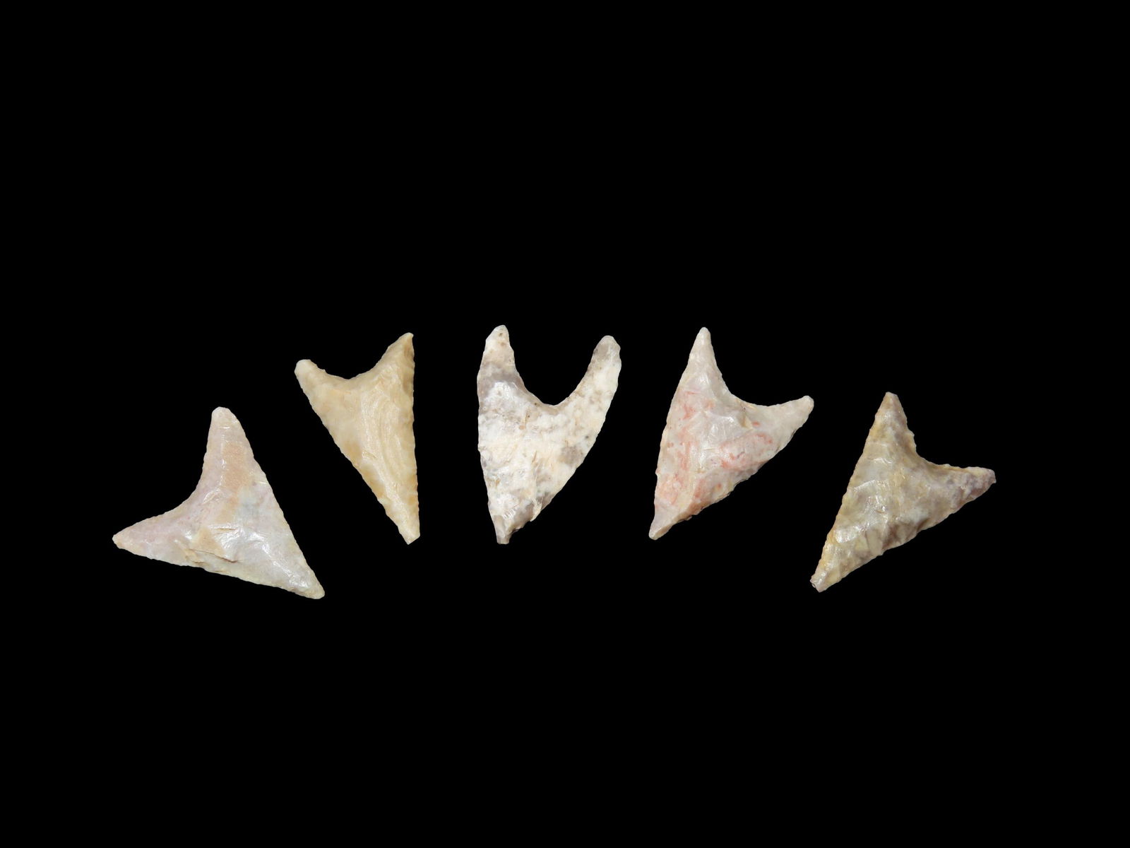 Lot of 5 Neolithic Points, Sierra Desert: Lot of 5 Neolithic Points, Sierra Desert