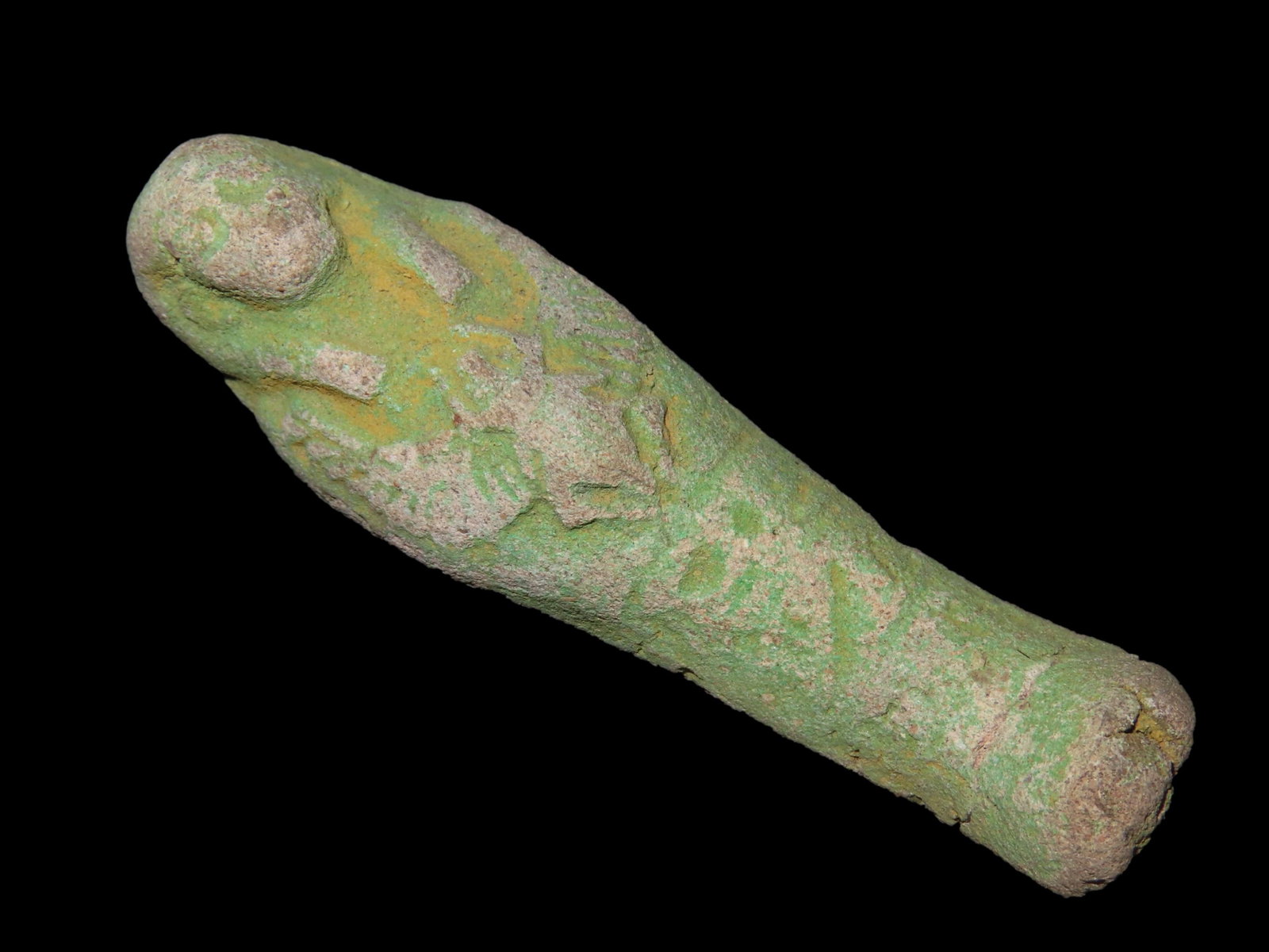 2 1/8" Egyptian Ushabti, Late Kingdom: 2 1/8" Egyptian Ushabti, Late Kingdom