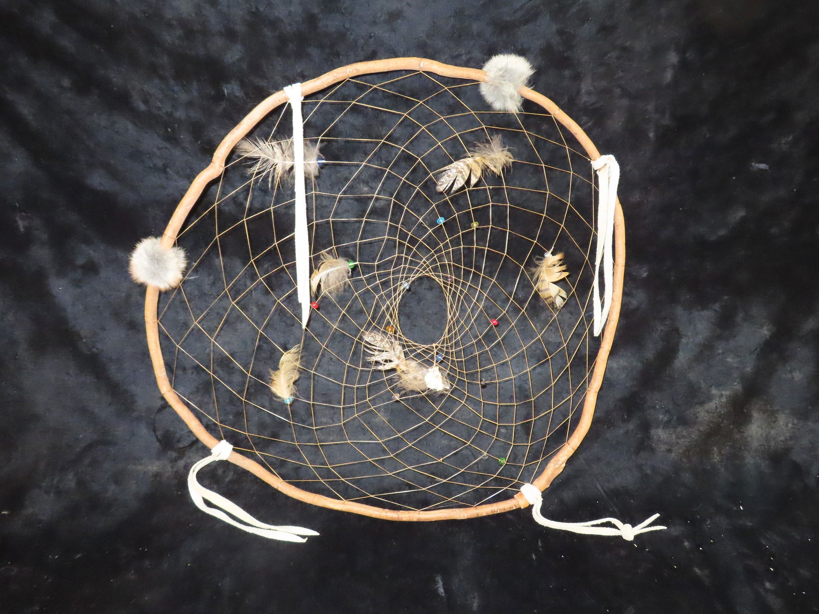 Vintage / Antique Dream Catcher, Measures 20 1/2" in diameter (1 of 9)