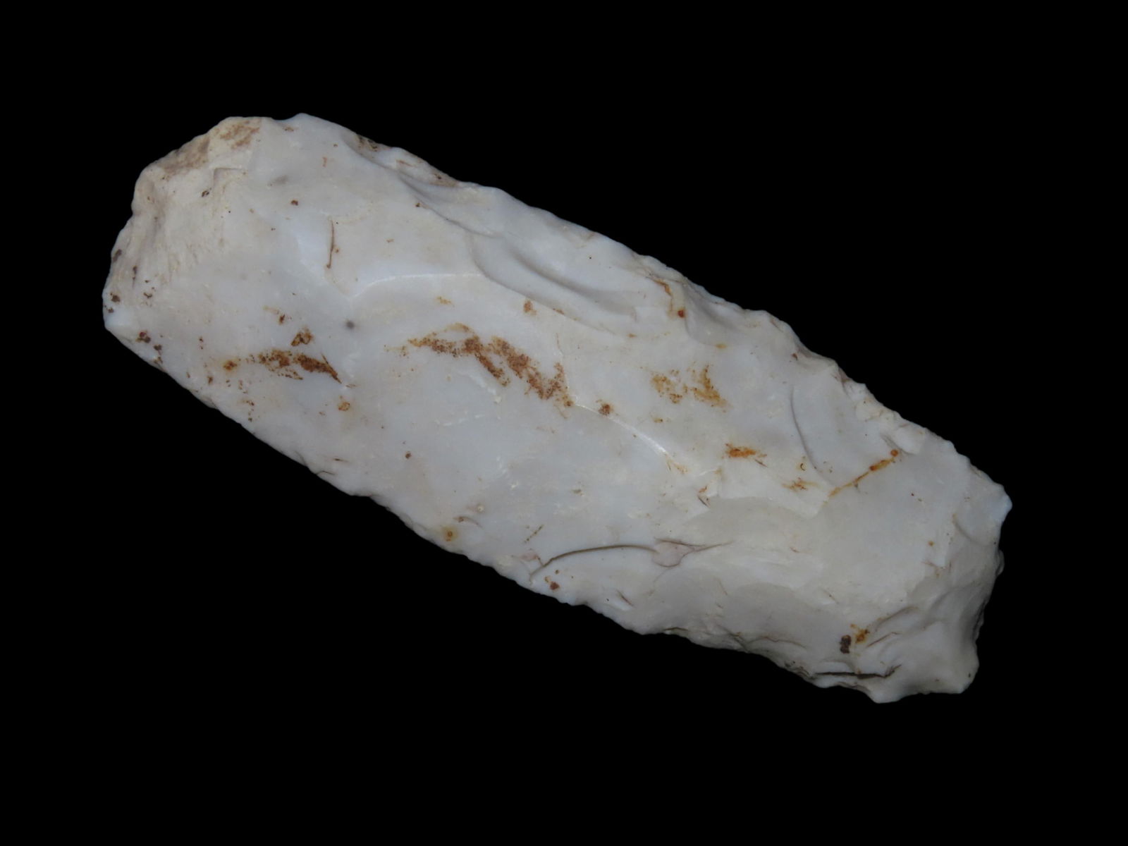 4" x 1 7/16" Square Knife, Burlington Chert, Pettis Co. Missouri, Motley / Leithoff COA (1 of 8)