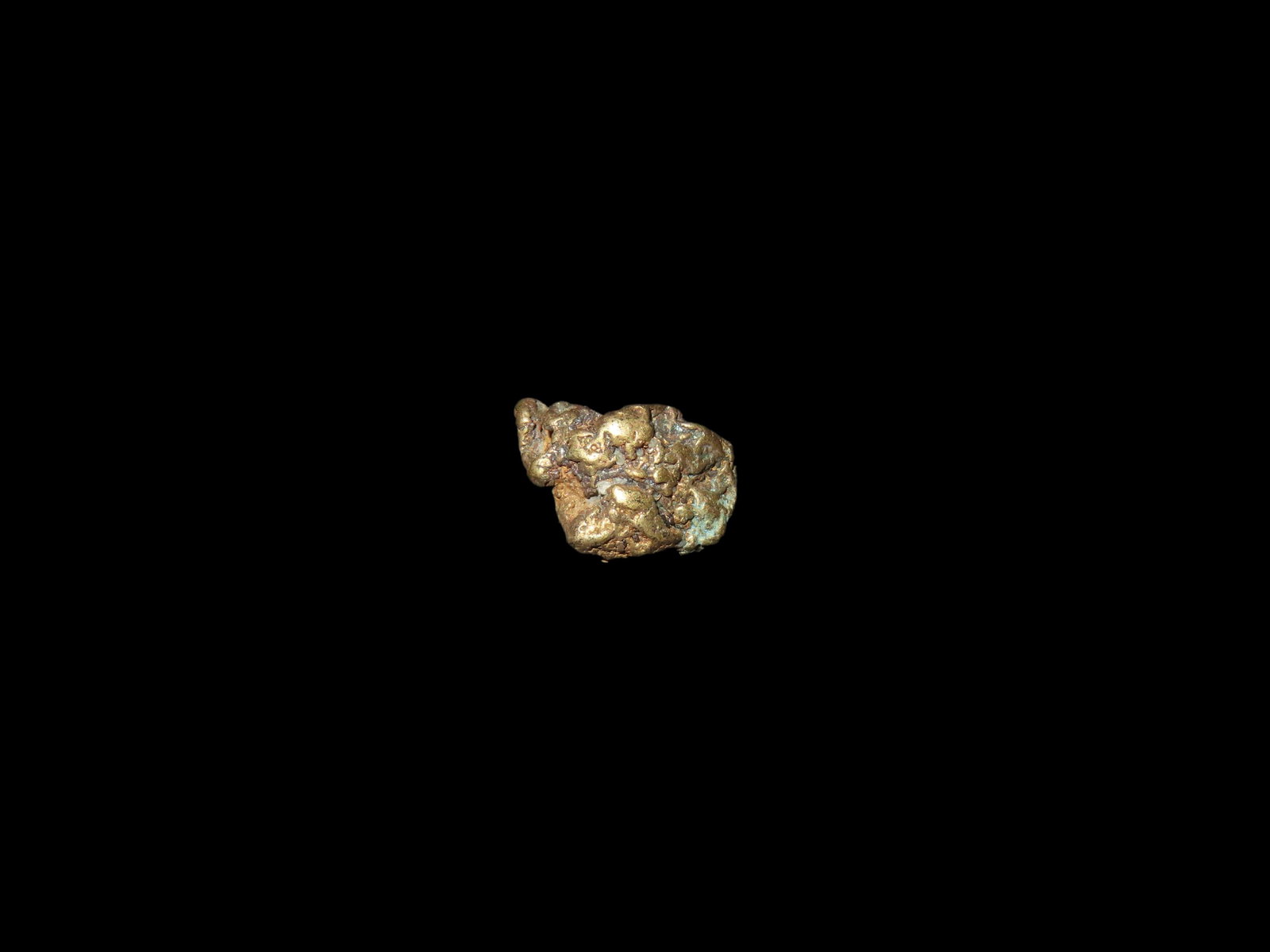 0.7 gram Authentic Gold Nugget, Found by Bill Goodwin in New Mexico in 1962: 0.7 gram Authentic Gold Nugget, Found by Bill Goodwin in New Mexico in 1962