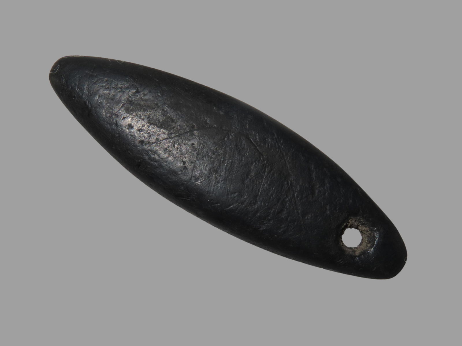 13/16" x 2 7/8" Pendant, Canal Coal, Greenup Co. Kentuckey, Motley / Leithoff COA (1 of 7)