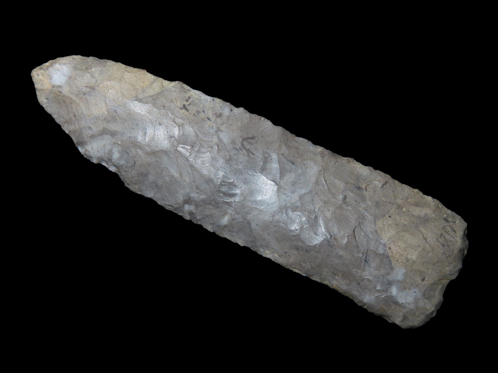 3 15/16" x 1 1/8" Allen Knife, Penters Chert, Central Oklahoma, Motley / Leithoff COA (1 of 8)