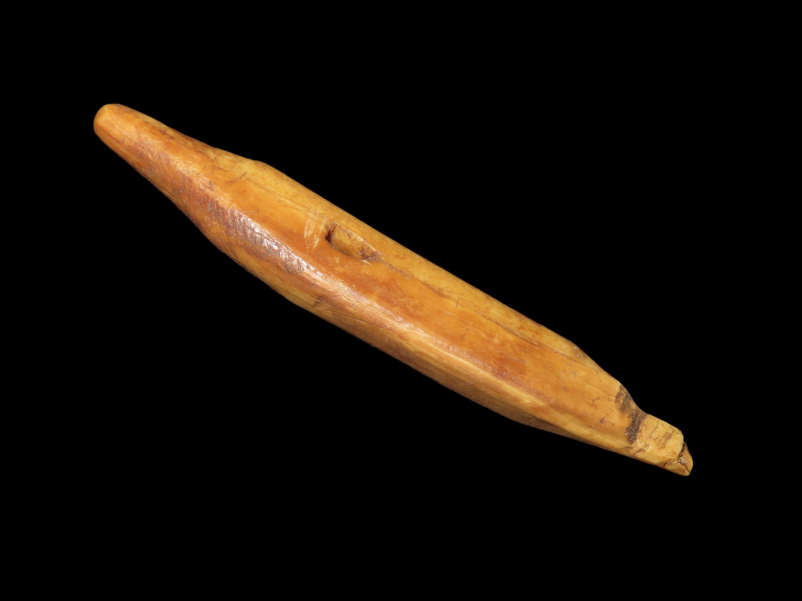 3 1/2" Bone Harpoon, Eskimo/Inuit, St. Lawrence Island Alaska, Ex Litherland Collection (1 of 6)