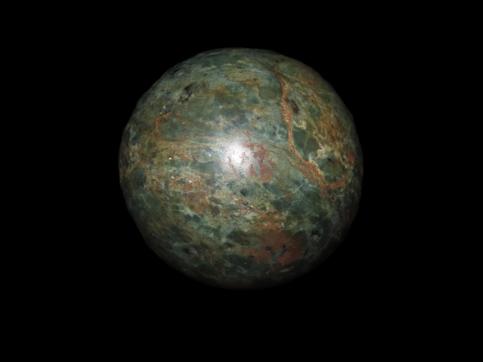 2 1/2" x 2 1/2" Pre-Columbian Sphere/Game Ball, Jade, Central America. Motley / Leithoff COA (1 of 7)