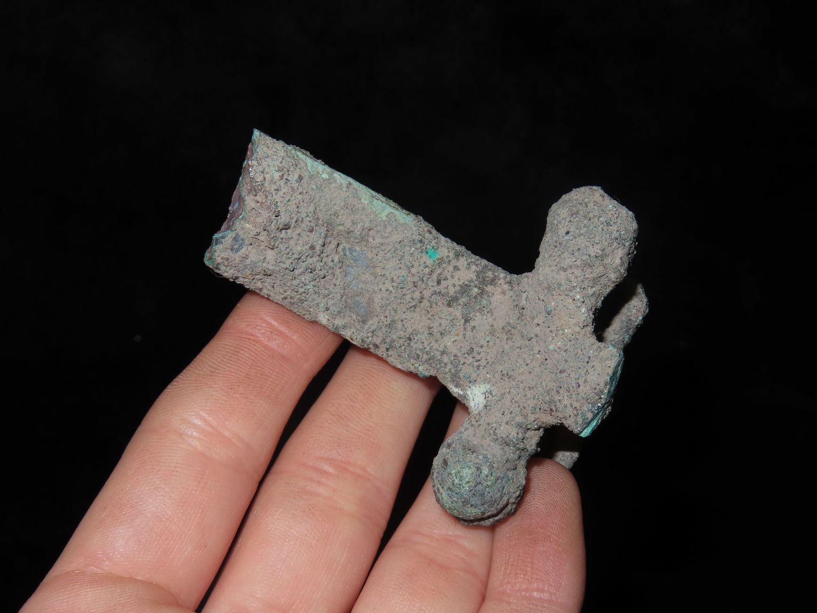 Pre-Columbian Copper Effigy. - 2