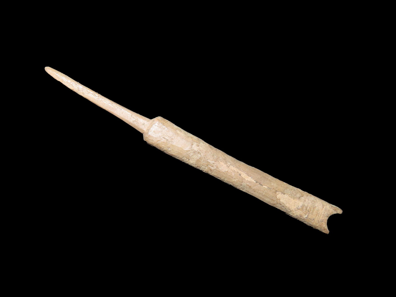 2 5/8 Bone Harpoon. Eskimo/Inuit. St. Lawrence Island, Alaska. Ex Litherland Collection. (1 of 6)