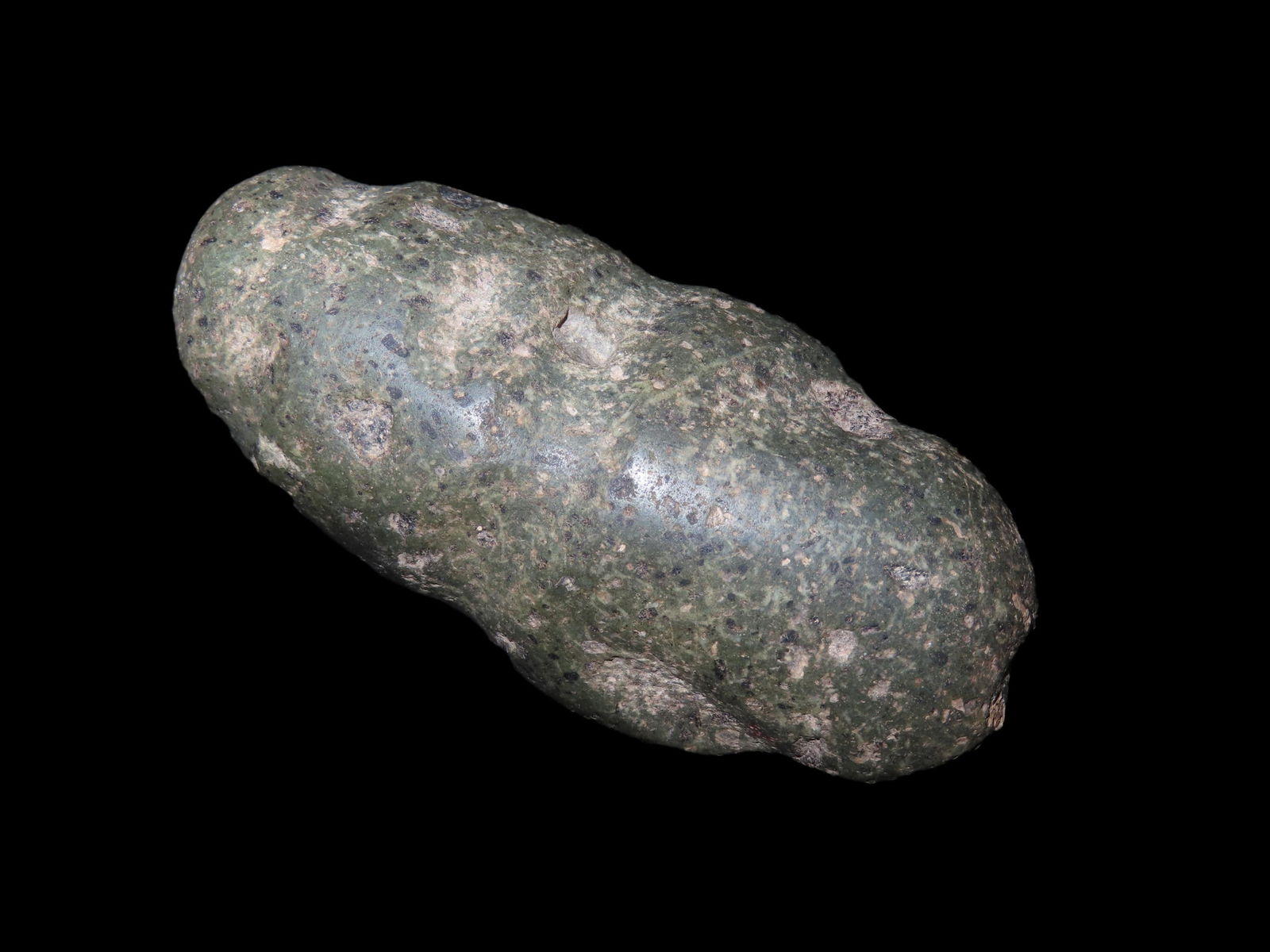 4" Pre-Columbian Mezcala Figure Idol. Greenish Hardstone. Guerrero Region Mexico 700-300 B.C.: 4" Pre-Columbian Mezcala Figure Idol. Greenish Hardstone. Guerrero Region Mexico 700-300 B.C.