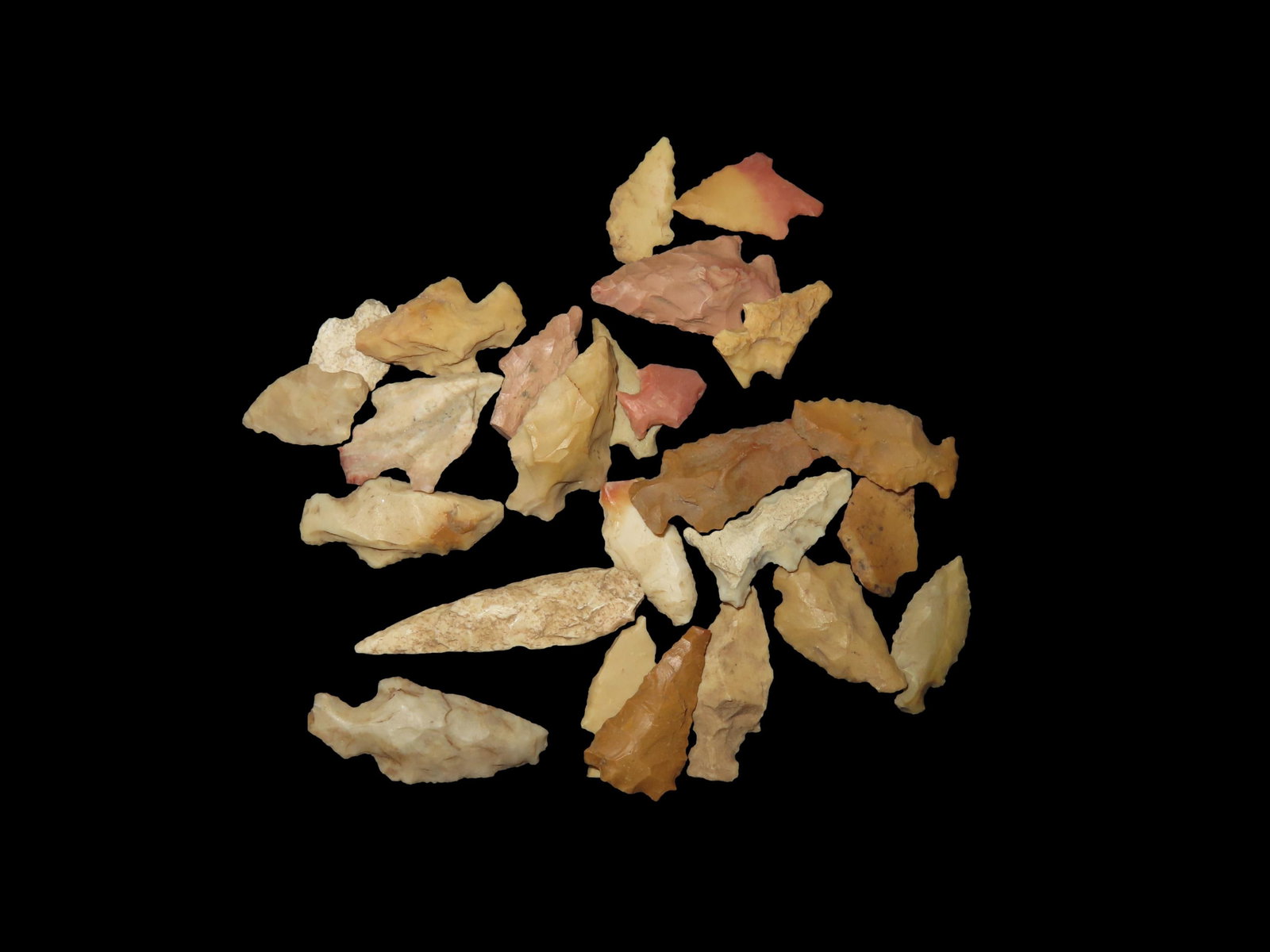 Lot of 25 Bird Points. Arkansas.: Lot of 25 Bird Points. Arkansas.