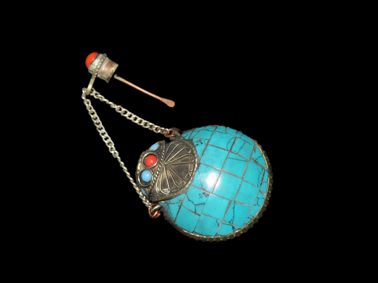 1 7/8' x 1 5/8' Torquoise (1 of 6)