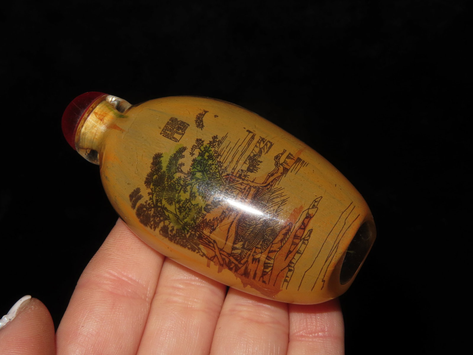 3 1/8" Glass Vessel w/ Lid: 3 1/8" Glass Vessel w/ Lid