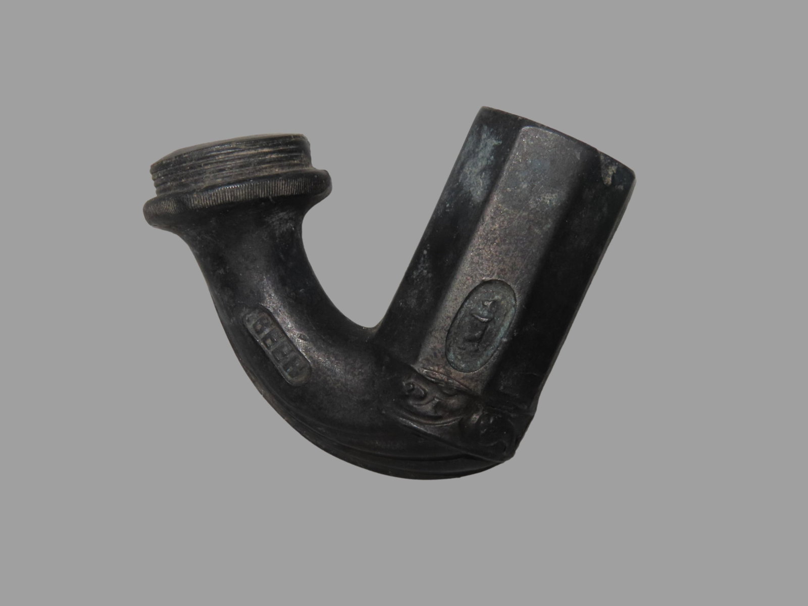 Antique Trade Pipe Unique European Style Beeh Inscription: Antique Trade Pipe Unique European Style Beeh Inscription