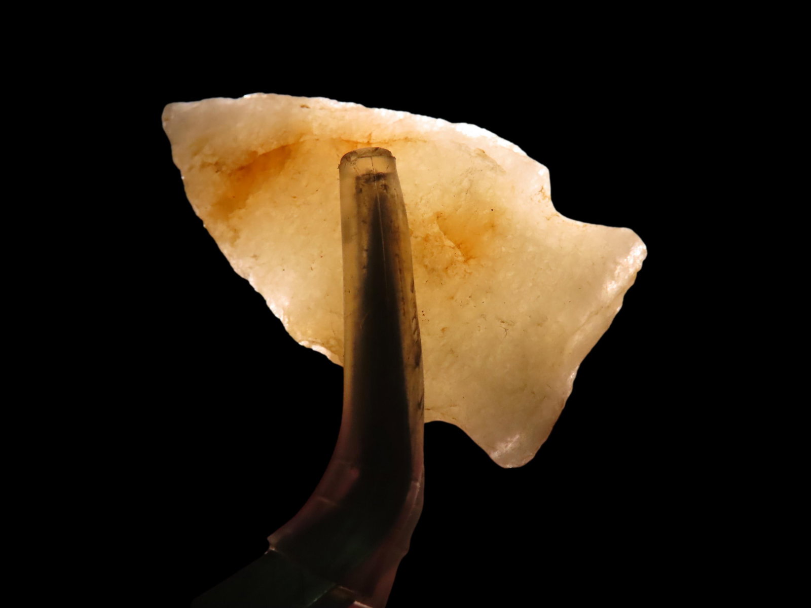 Super Crystal Quartz Beveled Arrowhead Found By Bill Smith Marshall County Alabama Dalton Palmer: Super Crystal Quartz Beveled Arrowhead Found By Bill Smith Marshall County Alabama Dalton Palmer Kirk Big Sandy Early Archaic