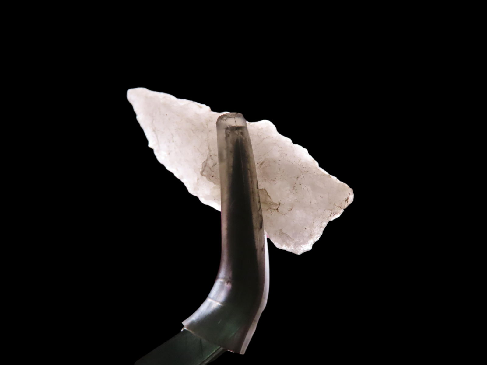 1.5/8" Long Native American Quartzite Holmes Point Attleboro Mass. Marvin Farm/ Beaver Site EX Peter: 1.5/8" Long Native American Quartzite Holmes Point Attleboro Mass. Marvin Farm/ Beaver Site EX Peter Engstorm/Dr. Robbins Found In 1920-1930