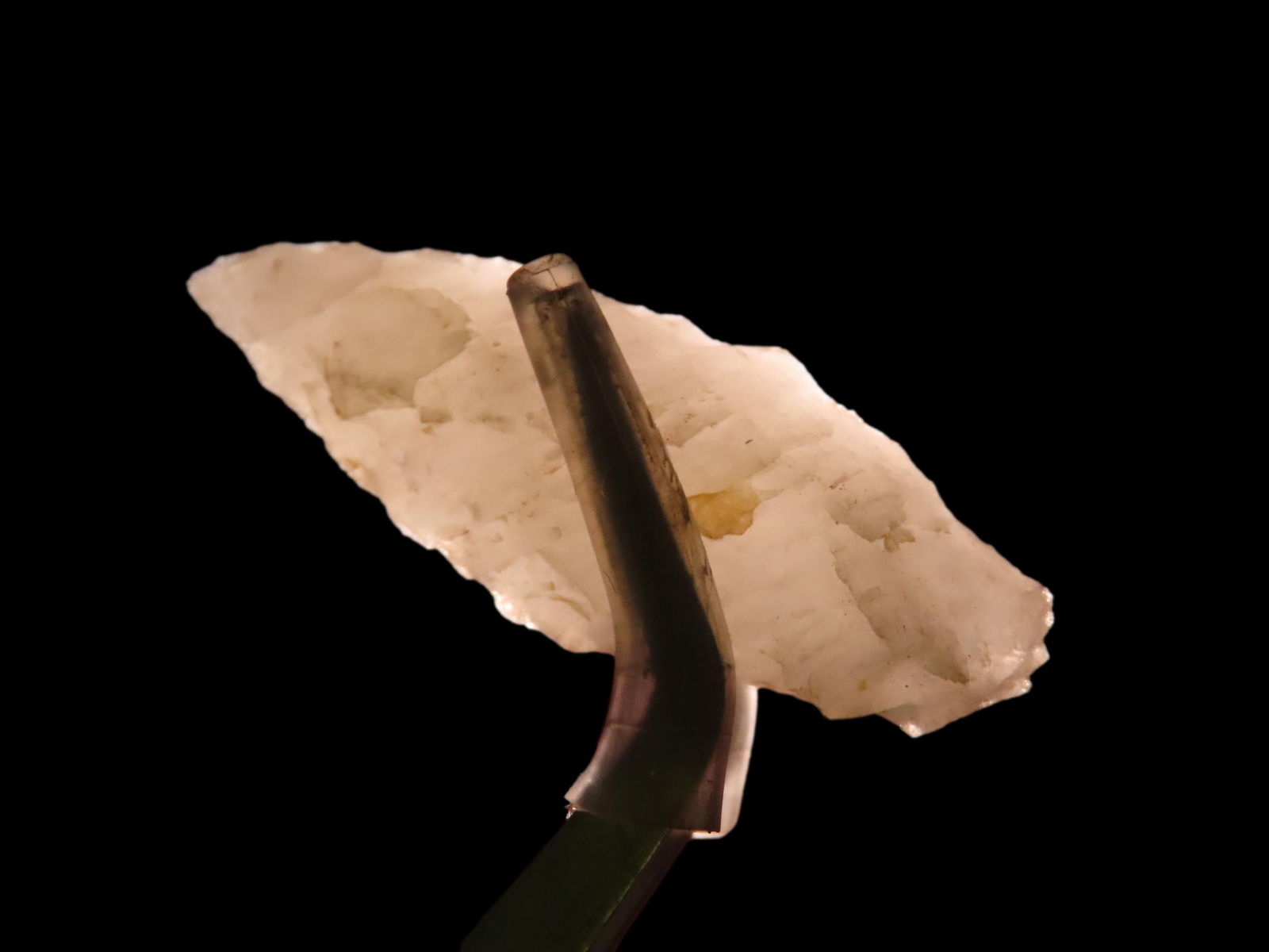 1 3/4" Fishspear, Crystal Quarts, Attleboro Massachuesetts, Marvin Farm / Beaver Site, Ex Peter (1 of 5)